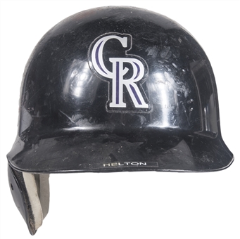 2004 Todd Helton Game Used Colorado Rockies Batting Helmet (Rockies LOA)